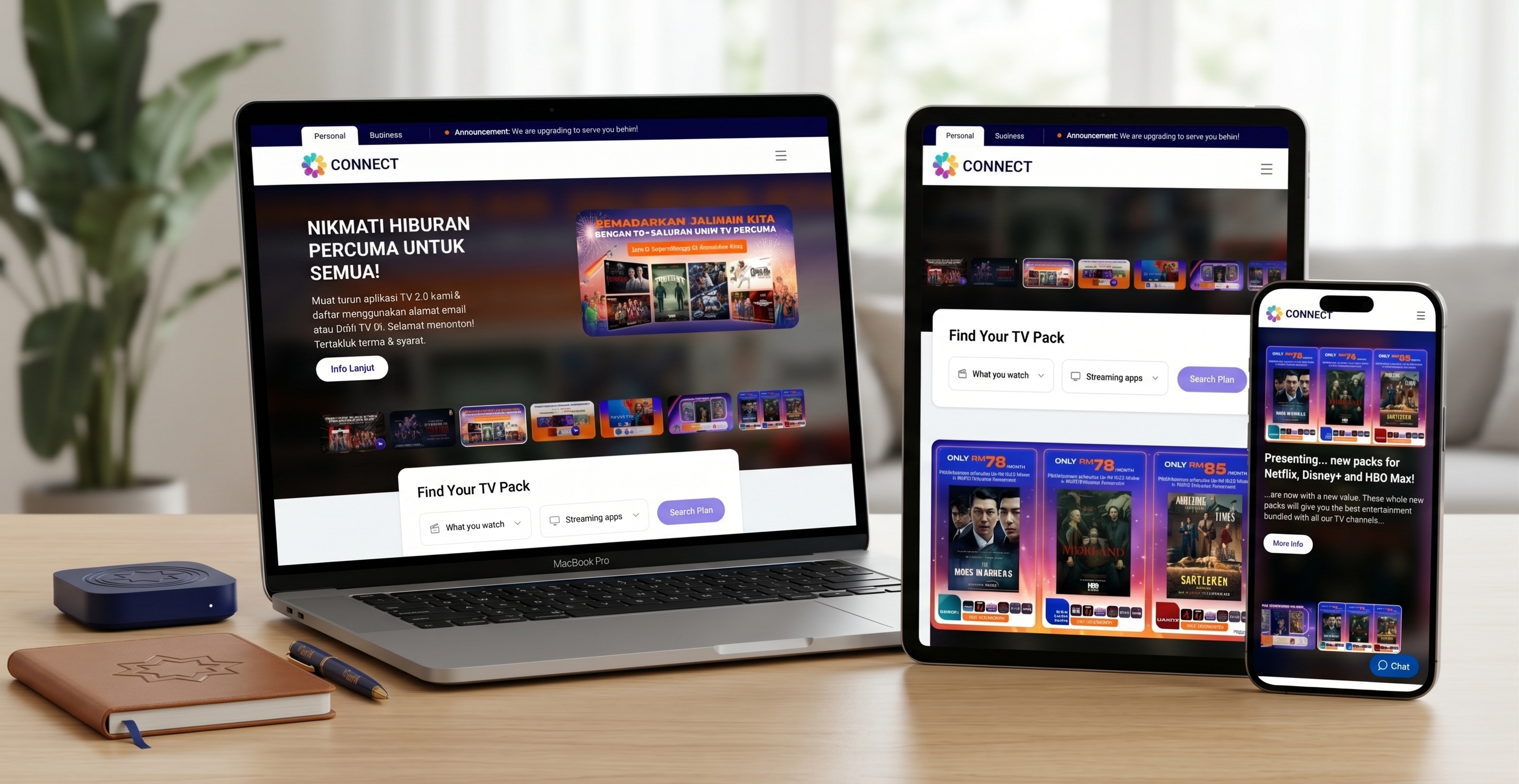One regional telco website, three attempts, told out of order